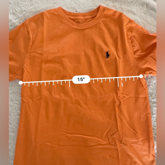 Polo Ralph Lauren -Boys Signature Pony T-shirt ,  size: Medium (10-12) , Orange - Picture 4 of 6
